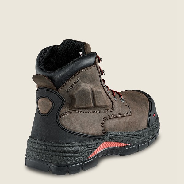 Botas de Seguridad Red Wing Hombre Grises Oscuro - King Toe® Adc - 6-Inch Insulated Waterproof Csa T